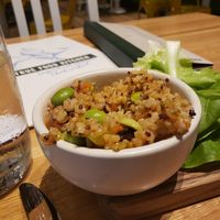 Lettuce wrap filling (tuna came in a separate bowl) at True Food Kitchen in New Orleans