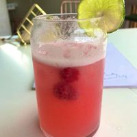 Pink lemonade at Greenery in Cuernavaca