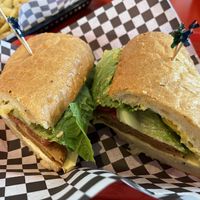 Italian sub… enough for two!  at DC Vegetarian in Portland