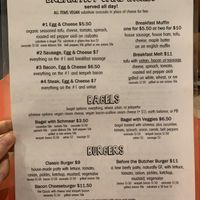 Menu at DC Vegetarian in Portland