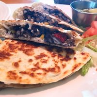 Black bean quesadilla at Cafe Sunflower in Sandy Springs