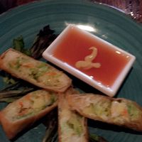 Vegan Spring Rolls  at Cafe Sunflower in Sandy Springs
