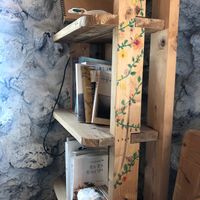 Some books at Jag Eunbueok 작은부엌 in Jeju