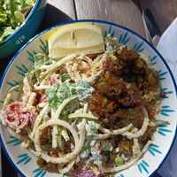 Zoodle Alfredo at Raw Aura in Mississauga