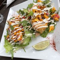 Cauliflower tacos  at Raw Aura in Mississauga
