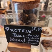 Vegan protein balls at The Bookshelf in Cork