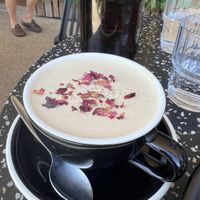 Sticky chai with soy milkk  at Icaro in Apollo Bay