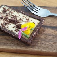 Cookies and cream slice at Icaro in Apollo Bay
