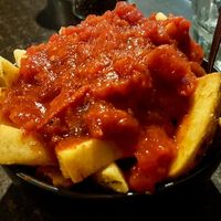 Vegan patatas bravas at Deliciosa in Havelock North