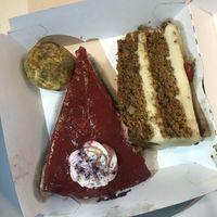 Desserts at SOMA Cafe in Vilnius