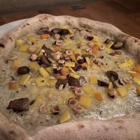 Vegan Butternut. Too much dough and a bit salty. Felt like thawed vegetables.  at Brewers Beer Bar - Magasinsgatan in Gothenburg