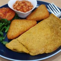 English breakfast at Vitality Bay in North London