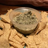 Spinach dip at Cafe Sunflower in Atlanta