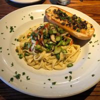 Fettuccine Alfredo (second favorite item) at Cafe Sunflower in Atlanta