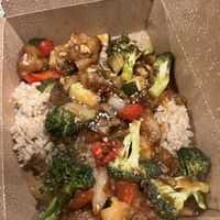 Sesame soy chicken  at Cafe Sunflower in Atlanta