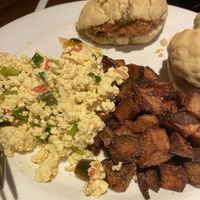 Chicken biscuit w/kale salad substituted with a second biscuit   at Cafe Sunflower in Atlanta