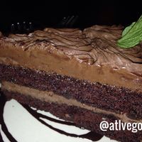 chocolate chocolate cake at Cafe Sunflower in Atlanta