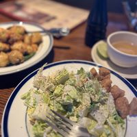 Caesar salad was cool.   at Cafe Sunflower in Atlanta