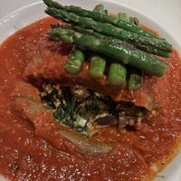 Orzo Eggplant Lasagna  at Cafe Sunflower in Atlanta