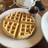 we also shared a waffle which was pretty good   at Cafe Sunflower in Atlanta