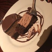 raspberry chocolate cake! at Cafe Sunflower in Atlanta