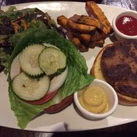 Sunflower burger  at Cafe Sunflower in Atlanta