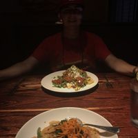 Spicy Pad Thai Noodles + Supreme Nachos at Cafe Sunflower in Atlanta