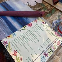 Menu  at La Foglia in Siracusa