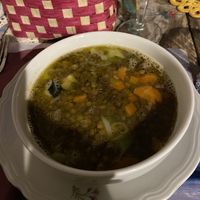 Zuppa di lenticchie   at La Foglia in Siracusa
