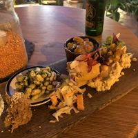 Variationenteller vegan at Alex & Casi's Knast in Braunschweig