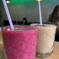 Smoothies at Frutas Prohibidas in Madrid