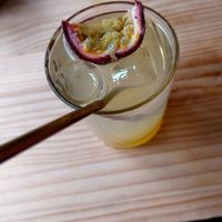 Limonada de fruta de la pasión at Frutas Prohibidas in Madrid