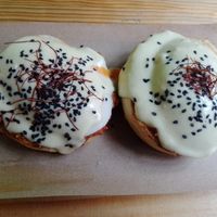 Huevos venedict at Frutas Prohibidas in Madrid