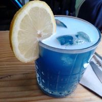 Bebida espirulina at Frutas Prohibidas in Madrid