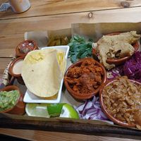 Tacos variados at Frutas Prohibidas in Madrid