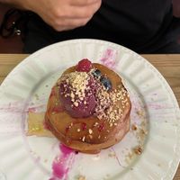 Pancakes 🥞  at Frutas Prohibidas in Madrid