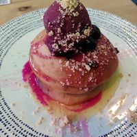 Acai pancakes at Frutas Prohibidas in Madrid
