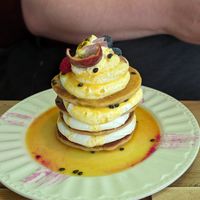 Pancakes at Frutas Prohibidas in Madrid