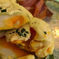 Eggs goo at Frutas Prohibidas in Madrid