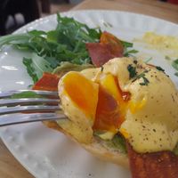 Benedictine egg, inside detail at Frutas Prohibidas in Madrid