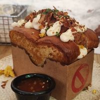 Sándwich pollo vegano at Frutas Prohibidas in Madrid