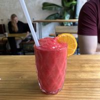 Belleza juice - not just pretty but great  at Frutas Prohibidas in Madrid