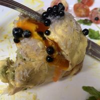 Runny ‘egg'  at Frutas Prohibidas in Madrid