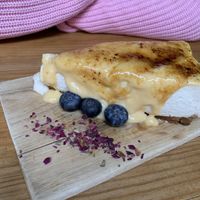 Crème brûlée Cheesecake  at Frutas Prohibidas in Madrid