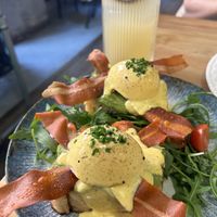 Eggs Benedict   at Frutas Prohibidas in Madrid