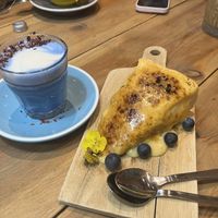 creme brulée  at Frutas Prohibidas in Madrid