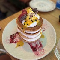 Pancakes   at Frutas Prohibidas in Madrid