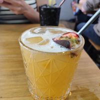 Limonada de maracuyá at Frutas Prohibidas in Madrid