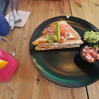 Quesadillas at Frutas Prohibidas in Madrid