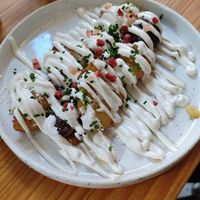 patatas con alioli at Frutas Prohibidas in Madrid